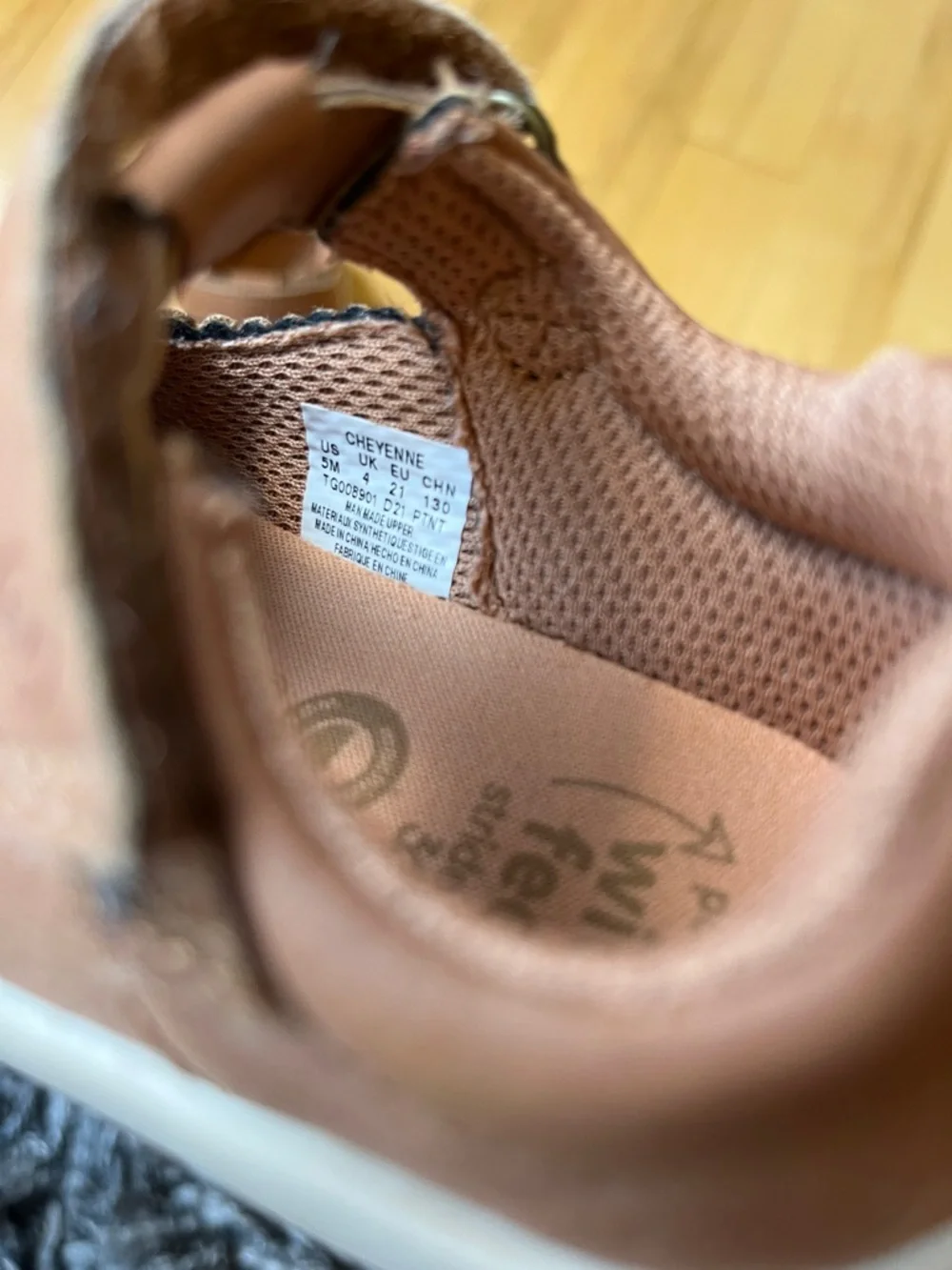 Girls' Stride Rite - Cheyenne Brown Mary Jane Comfort Shoes - Toddler - Sz. 5 - Picture 5 of 6